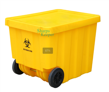 220L plastic dustbin